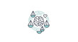 © kancil - Brain with balancing scales and heart.