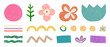 © Rawpixel.com - PNG Colorful abstract floral shapes element set on transparent background