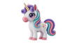 © AZIFA - A colorful unicorn toy with a rainbow mane and tail standing on four legs Vector