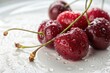 © Евгений Порохин - A bunch of cherries with drops of water on them