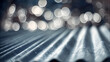 © Sajib - A blurry abstract background with glowing white bokeh lights