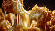 © Sajib - Melted cheese stretches between pieces of crispy fried chicken