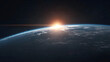 © Novita - widely used depiction of the planet Earth viewed from space during a sunrise.