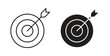 © basit - Darts icon on white background. icon set