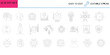 © Muhtasim - AI icon set encompassing brain, rocket, charts, cloud download, robot, lightbulb, shield, and processor designs, showcasing artificial intelligence applications in business, technology, and innovation