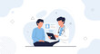 © Nara - Doctor consulting patient with digital health record on tablet, modern healthcare technology