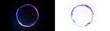 © RIHAN - gradient sphere neon glowing light artificial intelligence aura plasma effect cosmic energy wavy round ball energy core black screen futuristic AI digital sci-fi visual depth atmosphere
