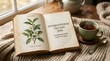 © Vantiya dipakbhai  - Open Book and Hot Tea Cup Cozy Concept with International Tea Day 2026 Typography