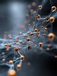 © Johannes - neural network training visualization with a blured technology background