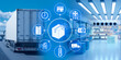 © Grispb - Cold storage logistics, refrigerated transport. Temperature controlled warehouse and truck support cold chain delivery, ensuring safe storage and shipment of goods.
