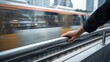 © LimeSky - Jakarta MRT grey handrail