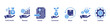 © Arjuna - Financial Growth web banner icon vector illustration with icons of Profit Growth,Revenue,Income,Investment,Return,Value and Cashflow