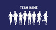© Jemi - Diverse Runners Silhouette Team Group Motion Athleticism