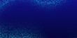 © Mariquita vector - Digital data wave background. Blue dot pixel halftone wave with dynamic motion effect. Futuristic technology banner, poster, backdrop. Modern abstract technology vector illustration.