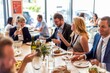 © Rawpixel.com - Business lunch meeting with colleagues