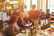 © Rawpixel.com - Collaborative office meeting sunlight photo