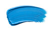 © Zihan Xhmed - A vibrant blue paint smear on a clean white background