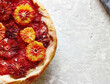 © Cavan Images - Sicilian Red Orange Galette. Copy Space