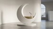 © Rowi - Modern crescent moon stage design for presentations and events concept