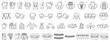 © Nadezhda - Dental line icon set tooth dentist clinic symbols oral care treatment caries drilling implant braces orthodontics prosthetics hygiene medical icons collection