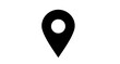 © Morjina - A minimalist black map pin icon on a white background