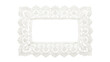 © MR Creative - Intricate lace frame with floral patterns isolated on transparent background