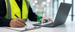 © THUNDERTURBO - Construction project management office environment digital documentation efficient workflow professional setting innovative technology