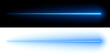 © dlyastokiv - Glowing light blue line, moving light streak ray, transparent shining ray effect