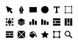 © Kenn - Collection of various computer graphic design icons.