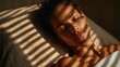 © Salander Studio - spa scene - close-up of a woman lying on a massage bed with closed eyes