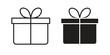 © sraboni - Gifts icon collection on white background. Vector icon art.