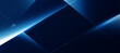 © Aneg - Modern Blue Abstract background with diagonal lines and polygon elegant background and banner business product present