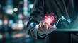 © Masque - Empathy in the workplace is shown through a digital concept of trust and emotional intelligence connecting professional team members via glowing icons.