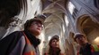 © Luminary Shots - Architects and engineers inspecting restoration work inside a historic cathedral