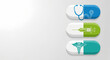 © Oliver - Duotone Medical Capsules with Healthcare Symbols. Ideal for pharmaceutical marketing, vaccination campaigns, clinic websites, health presentations, and medical communication materials.