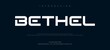 © Font - Introducing Bethel Modern Typography Logo Design