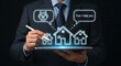 © MdSuhel - AI Assistant for Real Estate and Smart Home Management on Digital Tablet