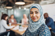 © PicStudio - Career woman female squad mentor trained coordinator president advisor attorney varied upbeat smiling determined guiding senior refined bold company session urban workplace alliance