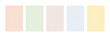 © SAYEMART - Woven fabric texture samples in various pastel colors with grid pattern detail on transparent background