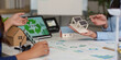 © Natee Meepian - Sustainable energy planning with solar panel models