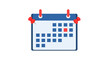 © Erlin - Calendar with Red Pin Marking Date, Planning Concept