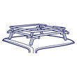 © MOHAMMAD HANIF - Outlined roof rack illustration for car travel adventures storage equipment exploration journey luggage carrier transport accessory design element