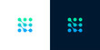 © anello - Dynamic abstract digital network logo design showcasing interconnected glowing nodes, symbolizing data flow, innovative technology, and seamless communication across modern systems