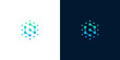 © anello - Abstract futuristic network connection logo design symbolizing innovation, digital communication, and advanced technology for modern businesses and data solutions