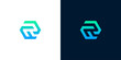 © anello - Modern abstract geometric logo design with gradient colors representing technology and innovation