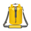 © md - Vibrant Yellow Waterproof Backpack For Outdoor Activities isolated on transparent background