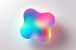 © raffi - A floating, amorphous shape, gradients of color on a neutral background