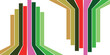 © Ahmad - Abstract Colorful Vertical Lines on White Background.