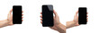 © Tippu - Smartphone Held in Hand with Blank Screen Mockup, Teléfono Inteligente en la Mano, Smartphone en Main, 手机在手中, Digital Communication Tool, Homo sapiens Hand Holding Mobile Device, Technology UI UX