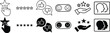 © anamull2004 - Feedback and rating vector icon set including stars and hand gestures for customer experience evaluation with thumb up and thumb down icons plus user review symbols.